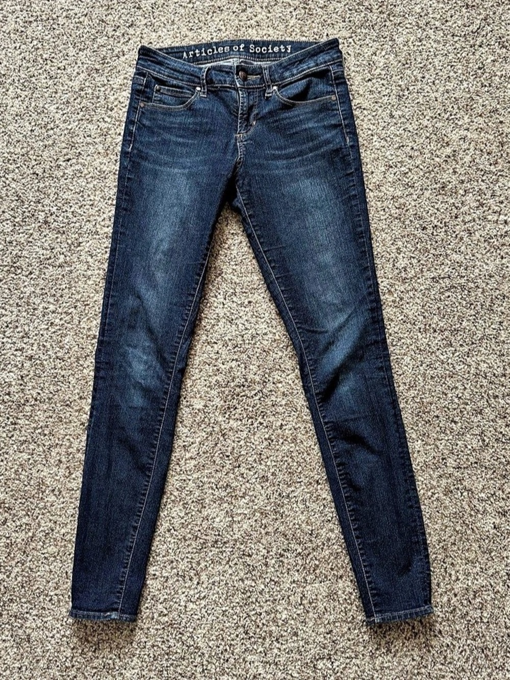 Articles of Society Mya Skinny Jeans Skinny Jeans in Blue Waist 24